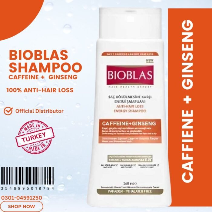 BIOBLAS ANTI-HAIR LOSS ENERGY SHAMPOO 360ML Price in Pakista