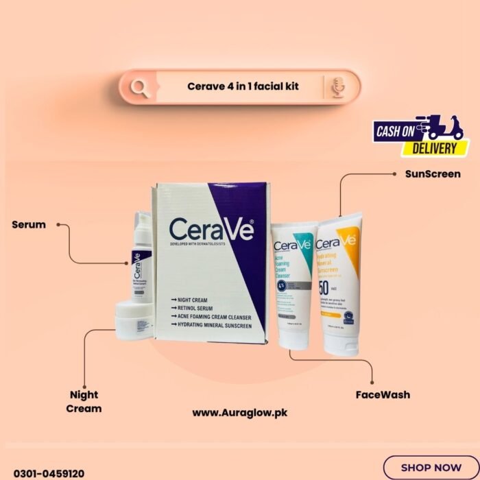 Cerave 4 in 1 facial kit