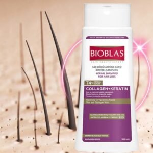 BIOBLAS ANTI HAIR LOSS VOLUME SHAMPOO COLLAGEN+KERATIN 360ML