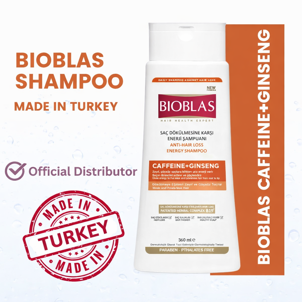 Bioblas Caffeine + Ginseng Herbal Shampoo 360ML Bioblas Caffeine + Ginseng Herbal Shampoo.